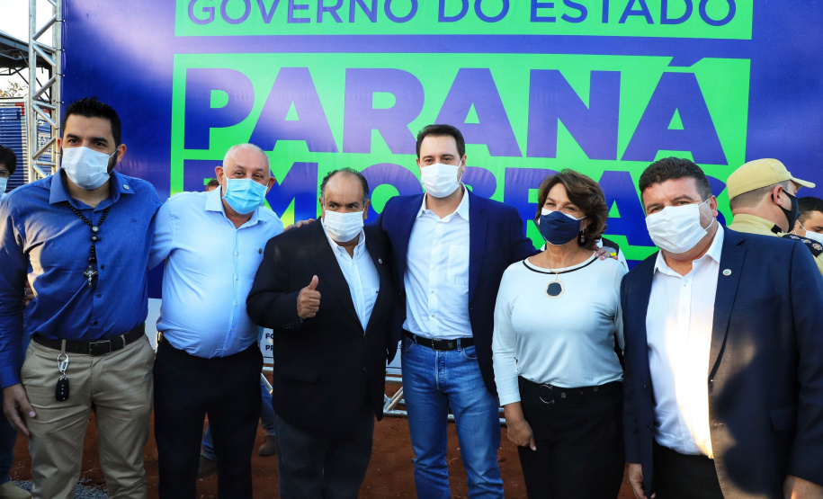 O governador Carlos Massa Ratinho Junior esteve nesta quarta-feira (14) em Guarapuava, na região Central do Estado, para vistoriar as obras de duplicação da BR-277 que cruza o perímetro urbano da cidade. Foto: José Fernando Ogura/AEN