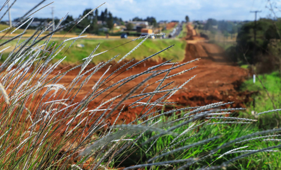 O governador Carlos Massa Ratinho Junior esteve nesta quarta-feira (14) em Guarapuava, na região Central do Estado, para vistoriar as obras de duplicação da BR-277 que cruza o perímetro urbano da cidade. Foto: José Fernando Ogura/AEN