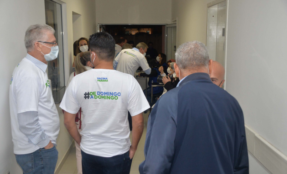 Corujão da vacinação. Foto:Divulgação