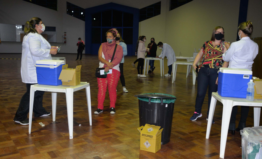 Corujão da vacinação. Foto:Divulgação