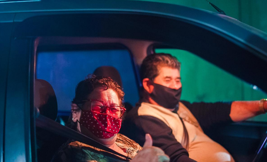 Corujão da Vacinação em Piraquara. Foto: Guilherme Flores/Casa Civil