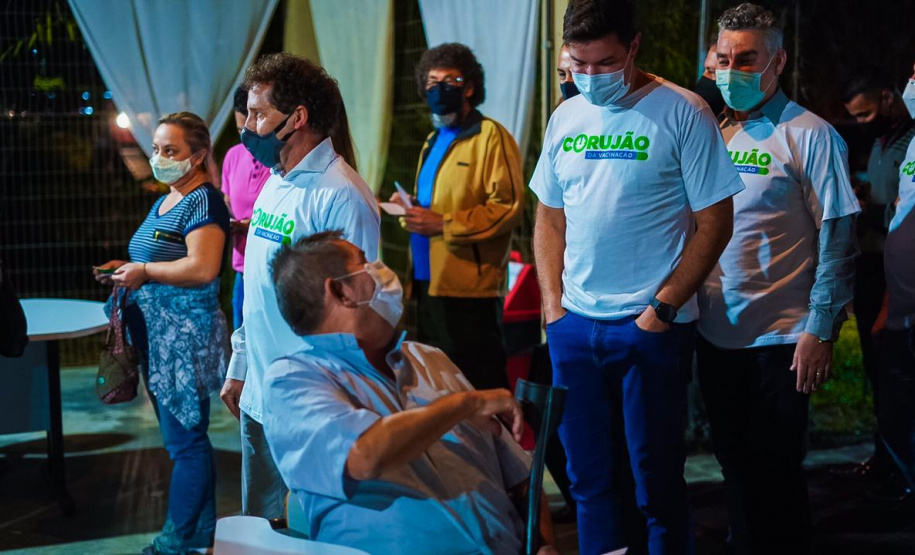 Corujão da Vacinação em Piraquara. Foto: Guilherme Flores/Casa Civil