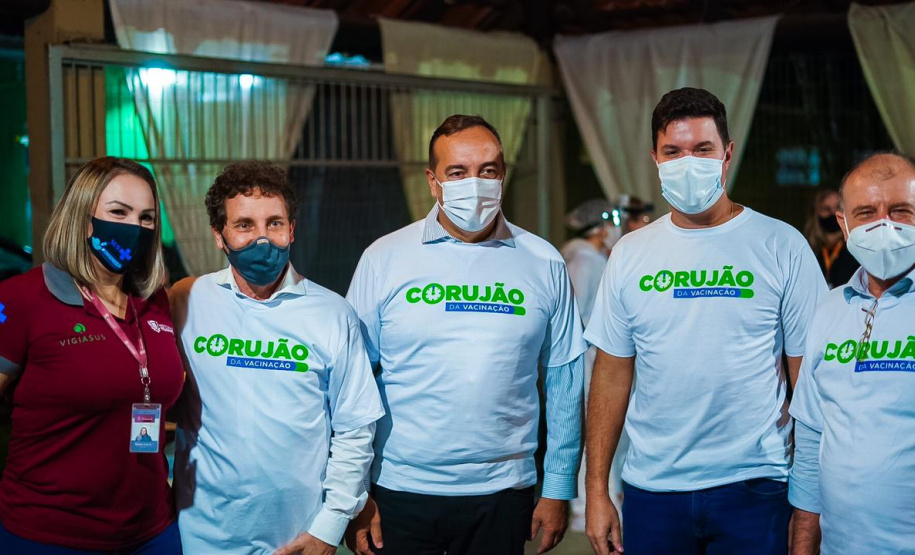 Corujão da Vacinação em Piraquara. Foto: Guilherme Flores/Casa Civil