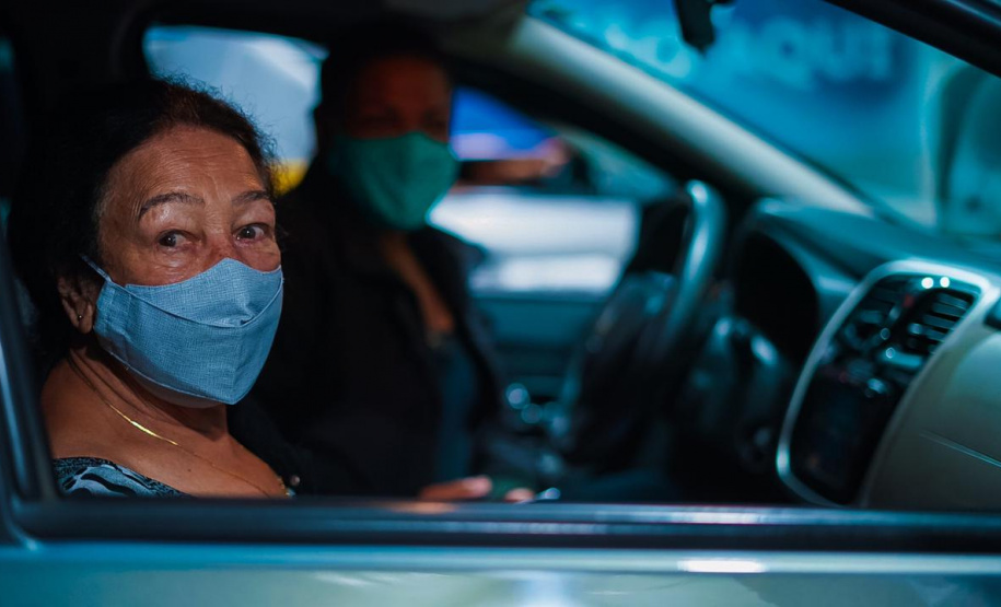 Corujão da Vacinação em Piraquara. Foto: Guilherme Flores/Casa Civil