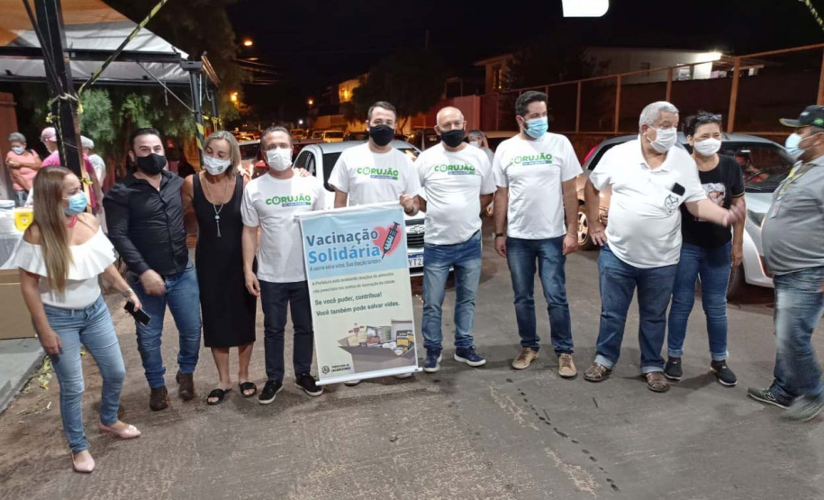 Corujão da Vacinação em Jacarezinho. Foto: Divulgação