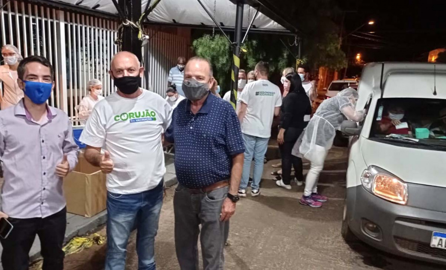Corujão da Vacinação em Jacarezinho. Foto: Divulgação