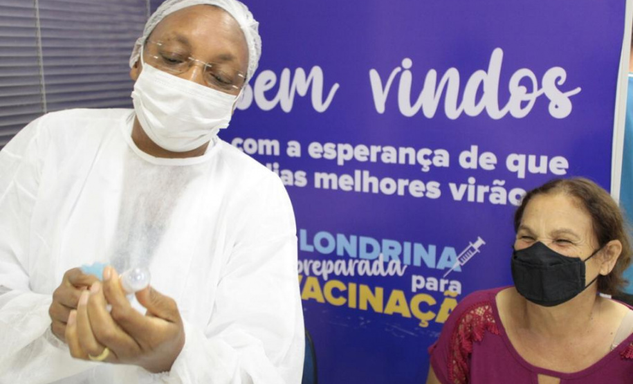 Corujão da Vacinação em Londrina. Foto:Divulgação