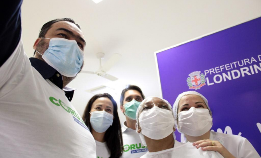 Corujão da Vacinação em Londrina. Foto:Divulgação