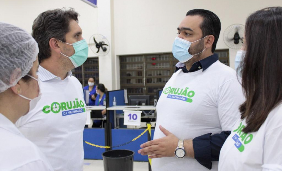 Corujão da Vacinação em Londrina. Foto:Divulgação