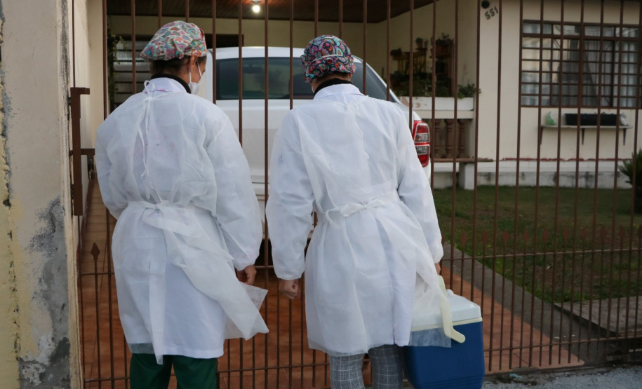 Corujão da Vacinação em Pinhais. Foto:Divulgação