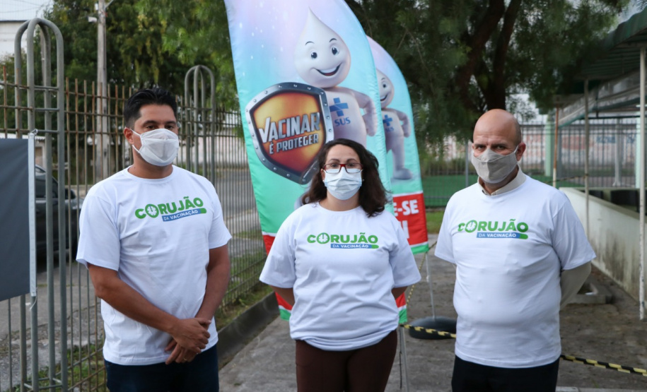 Corujão da Vacinação em Pinhais. Foto:Divulgação
