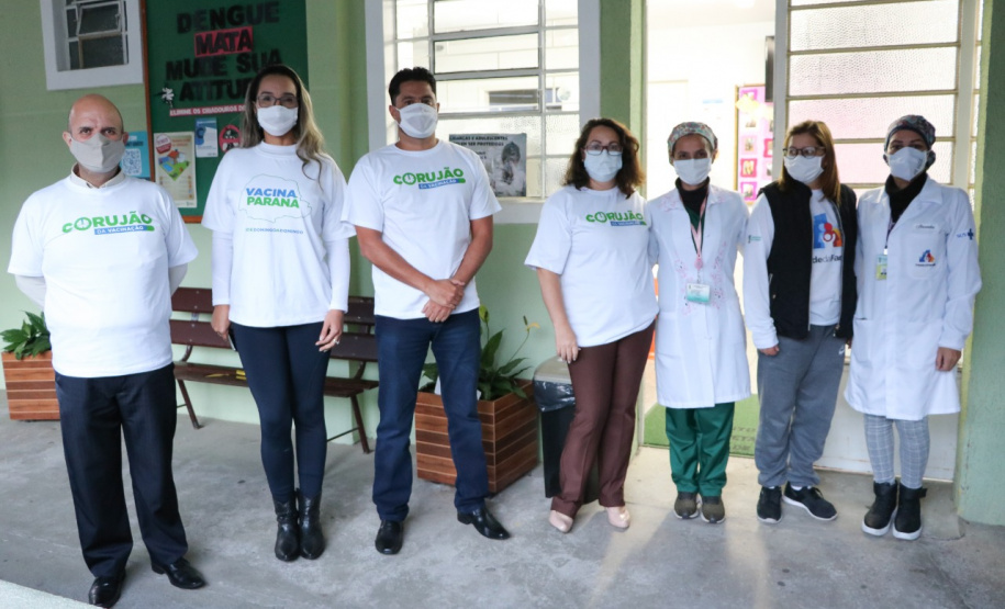 Corujão da Vacinação em Pinhais. Foto:Divulgação