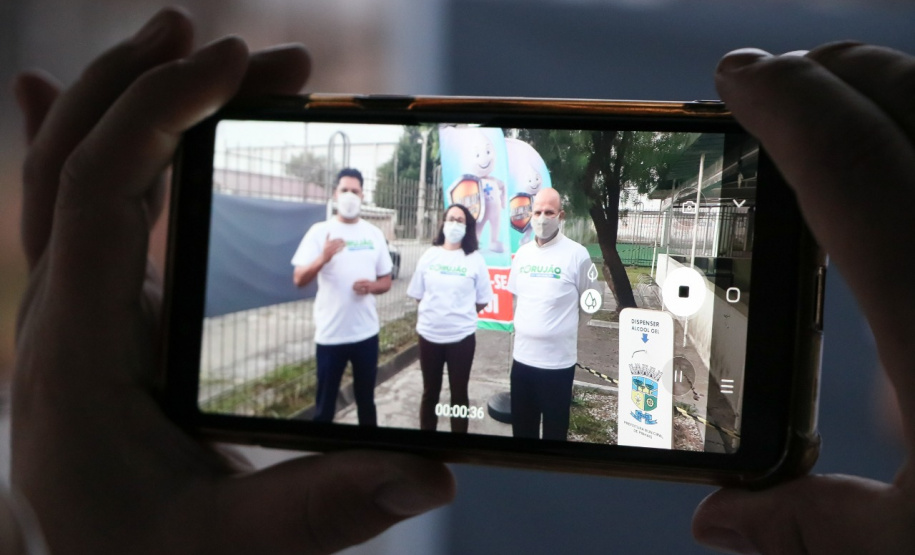 Corujão da Vacinação em Pinhais. Foto:Divulgação