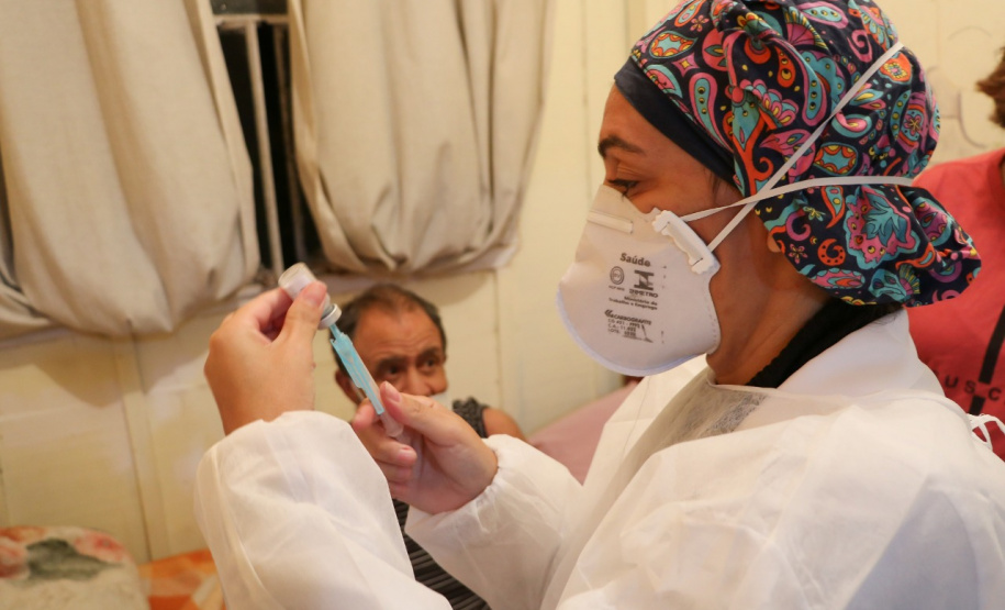 Corujão da Vacinação em Pinhais. Foto:Divulgação