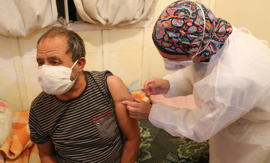 Corujão da Vacinação em Pinhais. Foto:Divulgação