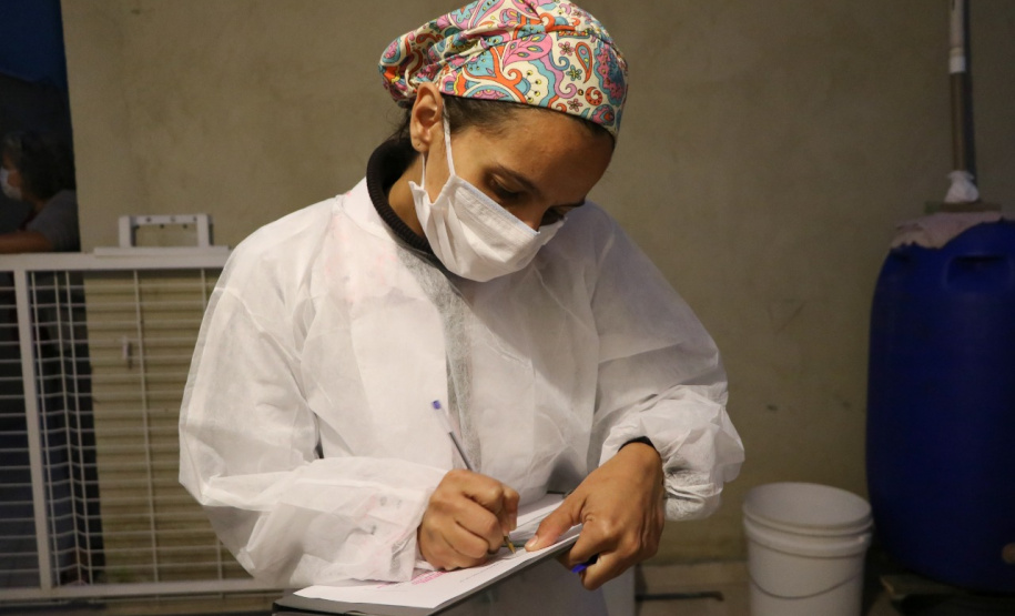 Corujão da Vacinação em Pinhais. Foto:Divulgação