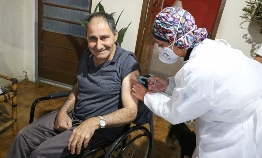 Corujão da Vacinação em Pinhais. Foto:Divulgação