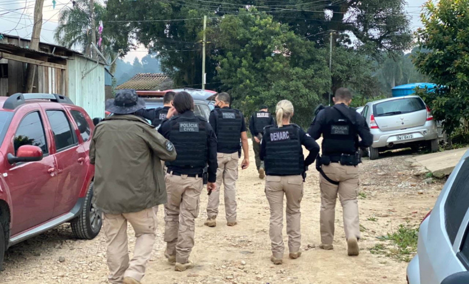 PCPR prende 13 integrantes de organização criminosa envolvida no tráfico de drogas em Curitiba e RMC - Foto: PCPR