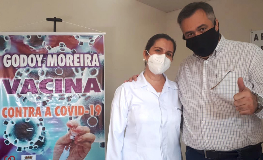 GODOY MOREIRA - Neste sábado (17), o secretário estadual da Saúde, Beto Preto acompanhou a vacinação nos municípios de Godoy Moreira, São João do Ivaí, Lunardelli, Jardim Alegre e Lidianópoilis. -Godoy Moreira, 17/04/2021 - Foto: SESA