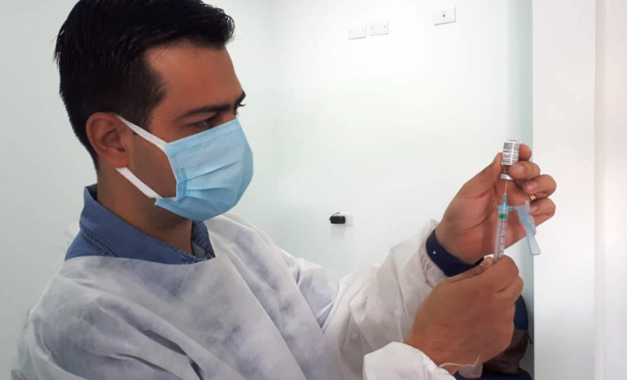 JARDIM ALEGRE - Neste sábado (17), o secretário estadual da Saúde, Beto Preto acompanhou a vacinação nos municípios de Godoy Moreira, São João do Ivaí, Lunardelli, Jardim Alegre e Lidianópoilis. - Jardim Alegre, 17/04/2021 - Foto: SESA