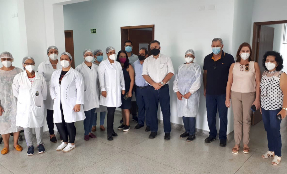 Com investimento de cerca de R$ 700 mil, o Governo do Paraná entregou uma nova Unidade Básica de Saúde (UBS) no município de Lidianópolis, no Vale do Ivaí. O secretário de Estado da Saúde, Beto Preto, conheceu as instalações neste sábado (17).  -  Lidianópolis, 17/04/2021  -  Foto: SESA