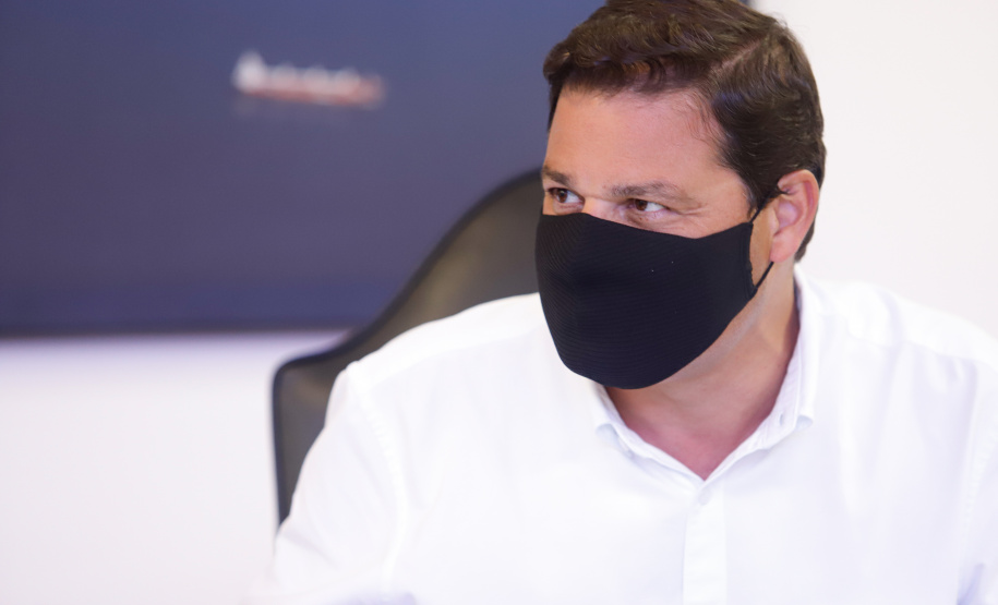 Secretário estadual da Infraestrutura e Logística, Sandro Alex. Foto: Rodrigo Felix Leal/SEIL