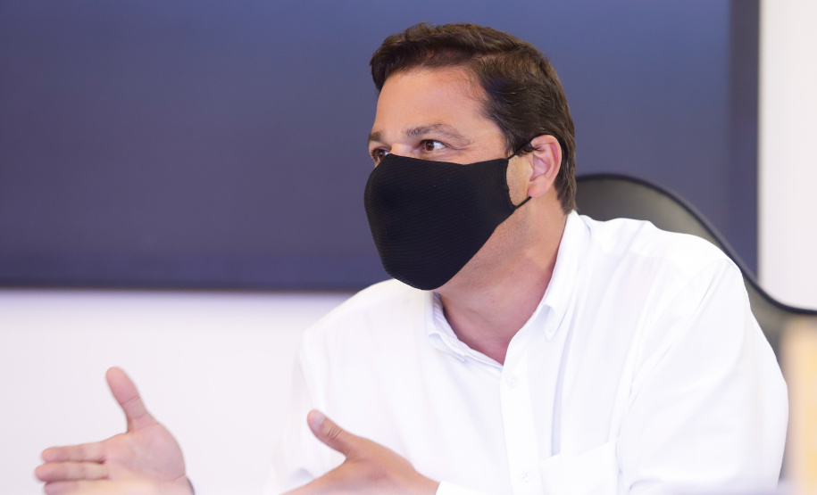 Secretário estadual da Infraestrutura e Logística, Sandro Alex. Foto: Rodrigo Felix Leal/SEIL