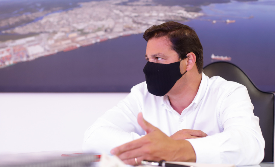 Secretário estadual da Infraestrutura e Logística, Sandro Alex. Foto: Rodrigo Felix Leal/SEIL