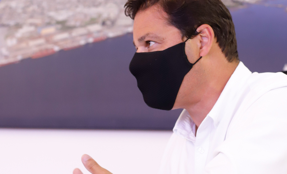 Secretário estadual da Infraestrutura e Logística, Sandro Alex. Foto: Rodrigo Felix Leal/SEIL