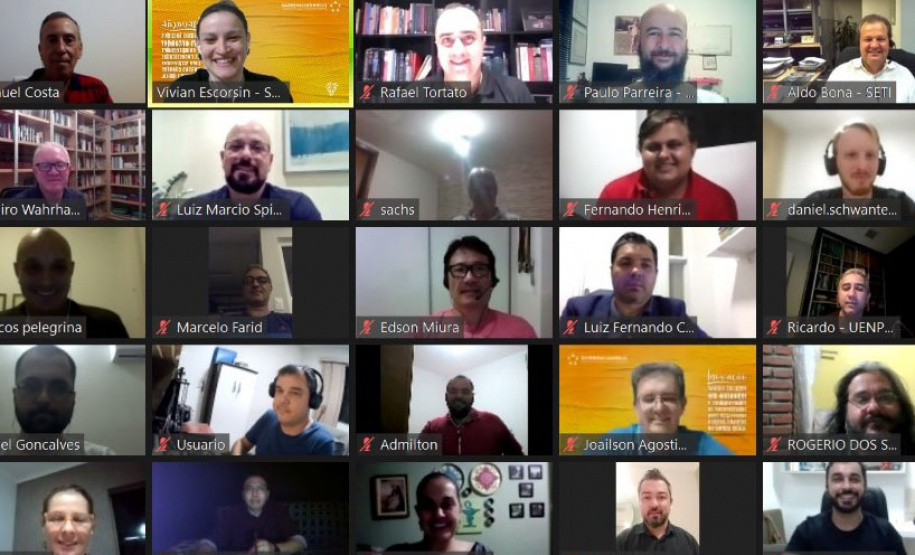 A Superintendência Geral de Ciência, Tecnologia e Ensino Superior (Seti) realizou nesta segunda-feira (19) a aula inaugural da 1ª edição do Programa de Apoio à Propriedade Intelectual com Foco no Mercado (Prime).  Foto: SETI