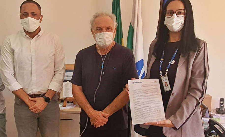 Convênio assinado com prefeitura de Califórnia amplia rede de abastecimento de água - Foto: Sanepar