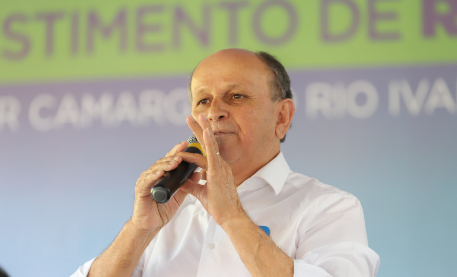 PR323 Dr Camargo O governador Carlos Massa Ratinho Junior lanca a pedra fundamental das obras de duplicação da PR-323 entre Doutor Camargo e o Rio Ivaí, nesta quinta-feira (22) . 22/04/2021 - Foto: Geraldo Bubniak/AEN