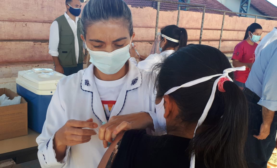 As ações de vacinação estão sendo intensificadas em todo o Estado