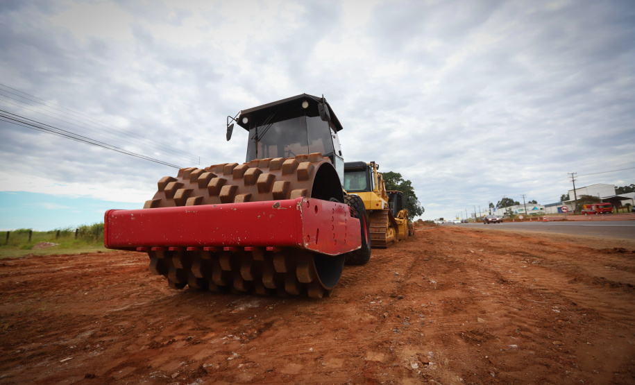 Trevo Gauchao O governador Carlos Massa Ratinho Junior lança nesta sexta-feira (23) a pedra fundamental das obras de modernização do Trevo Gauchão e da duplicação da PR-323 no perímetro urbano de Umuarama. O investimento é de R$ 66,1 milhões. 23/04/2021 - Foto: Geraldo Bubniak/AEN