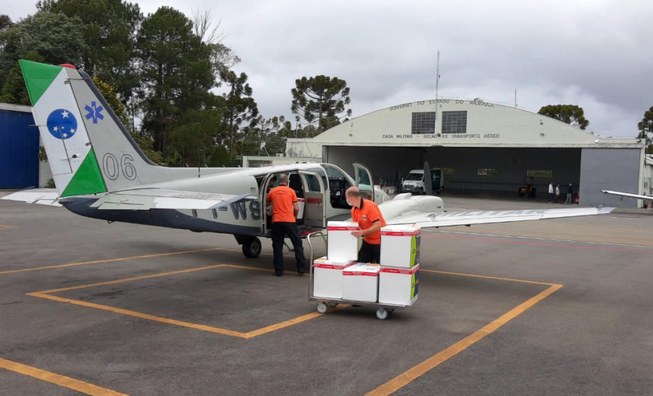 Em um mês, BPMOA faz mais de 20 missões de transporte de vacinas e suprimentos no estado no combate ao coronavírus
. Foto: BPMOA