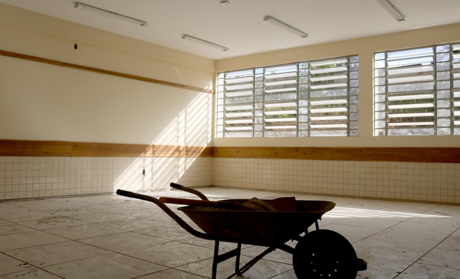 O Governo do Paraná investiu cerca de R$ 60 milhões em infraestrutura escolar já no primeiro trimestre de 2021. Ao todo são 124 obras iniciadas, contratadas ou que já foram concluídas. Elas envolvem ampliações, reparos e construção de cinco novas unidades. A melhoria dos prédios escolares contribui para a qualidade de ensino dos paranaenses. Foto: Fundepar