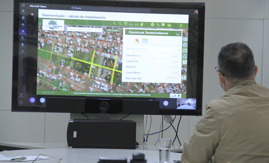 Videoconferências mostram trabalho da SEDU / Paranacidade a prefeitos dos 399 Municípios  -  Curitiba, 26/04/2021  -  Foto: Gustavo Pontes/SEDU