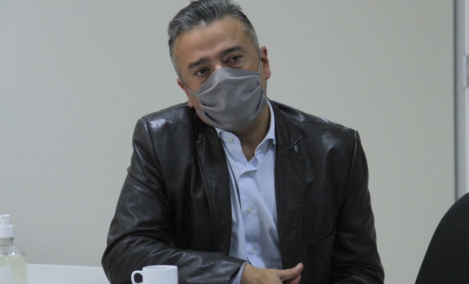 Videoconferências mostram trabalho da SEDU / Paranacidade a prefeitos dos 399 Municípios  -  Curitiba, 26/04/2021  -  Foto: Gustavo Pontes/SEDU