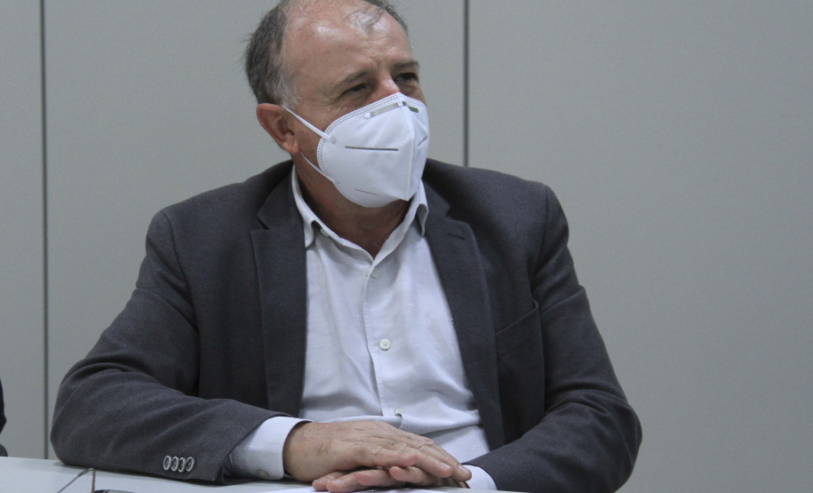 Videoconferências mostram trabalho da SEDU / Paranacidade a prefeitos dos 399 Municípios  -  Curitiba, 26/04/2021  -  Foto: Gustavo Pontes/SEDU