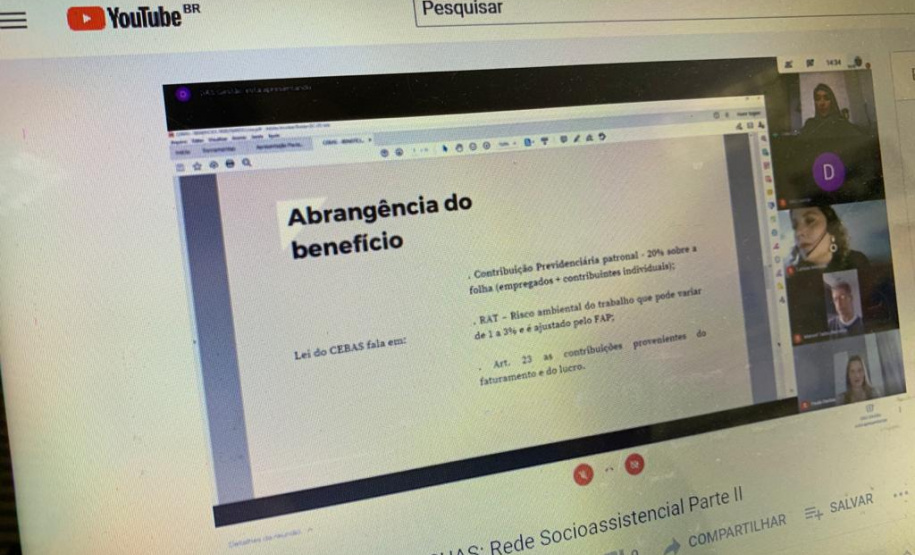 Os encontros foram conduzidos pela chefe do Departamento de Assistência Social, Larissa Marsolik, que explicou sobre o funcionamento de repasses promovidos aos municípios e os esforços empreendidos em prol da otimização da operação de cofinanciamento. Foto: SEJUF