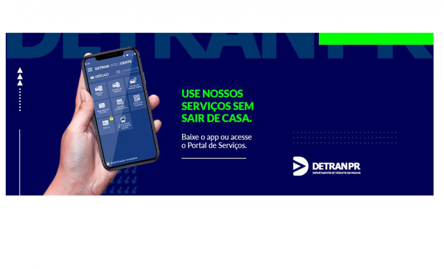 O Departamento de Trânsito do Paraná (Detran-PR) teve um aumento significativo na procura pelos serviços online neste primeiro trimestre de 2021 em comparação a 2020. Foto: AEN