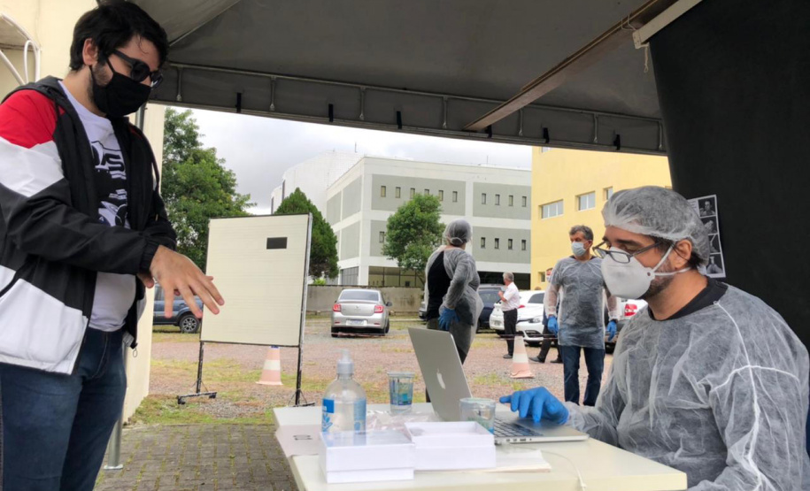 Servidores do Palácio das Araucárias poderão realizar testes de Covid-19 na próxima terça-feira  -  Foto: SETI