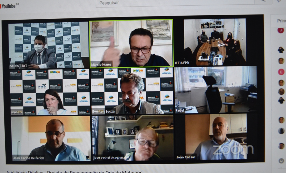 O projeto de recuperação da orla de Matinhos, no Litoral do Paraná, abrangendo oito quilômetros de extensão, do Morro do Boi até o Balneário Saint Ettiene, será realizado em duas etapas