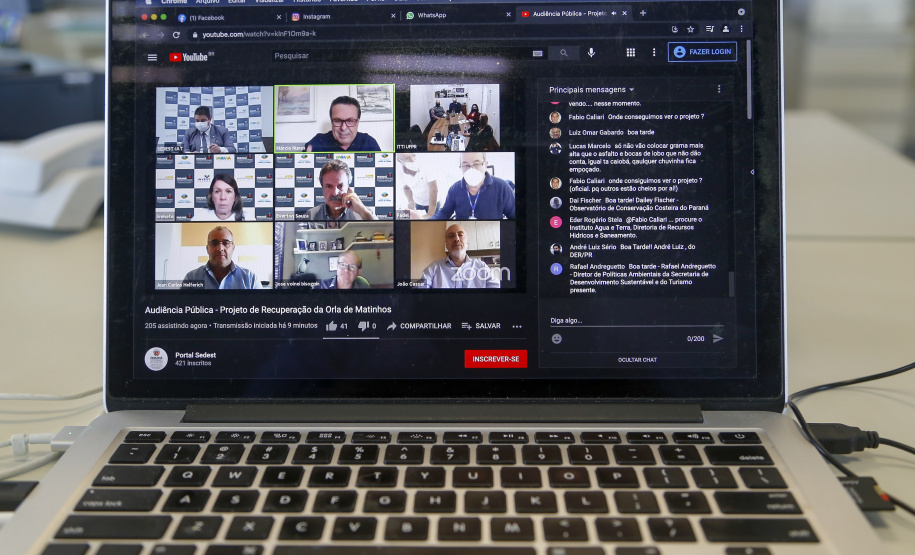 O projeto de recuperação da orla de Matinhos, no Litoral do Paraná, abrangendo oito quilômetros de extensão, do Morro do Boi até o Balneário Saint Ettiene, será realizado em duas etapas