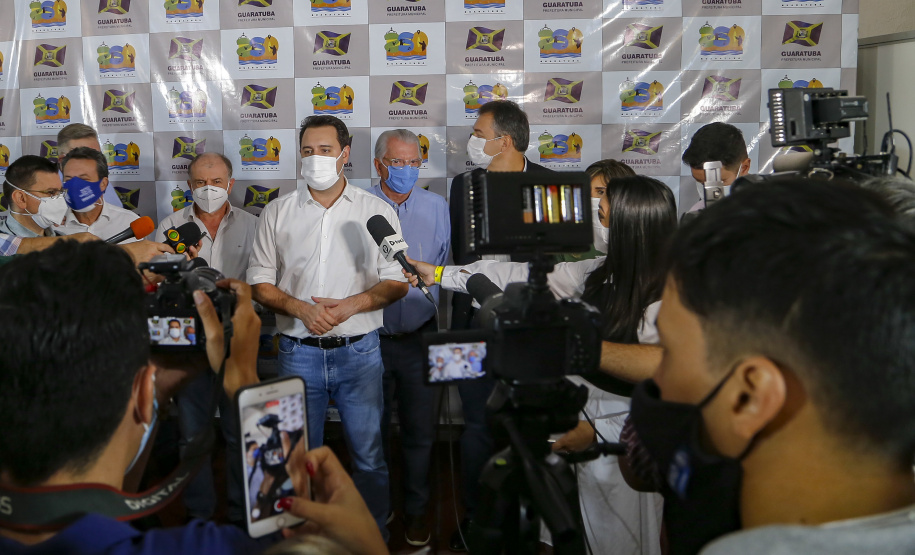 Governador Carlos Massa Ratinho Junior participa da comemorações de 250 anos de aniversário da cidade de Guaratuba
Foto Gilson Abreu/AEN
