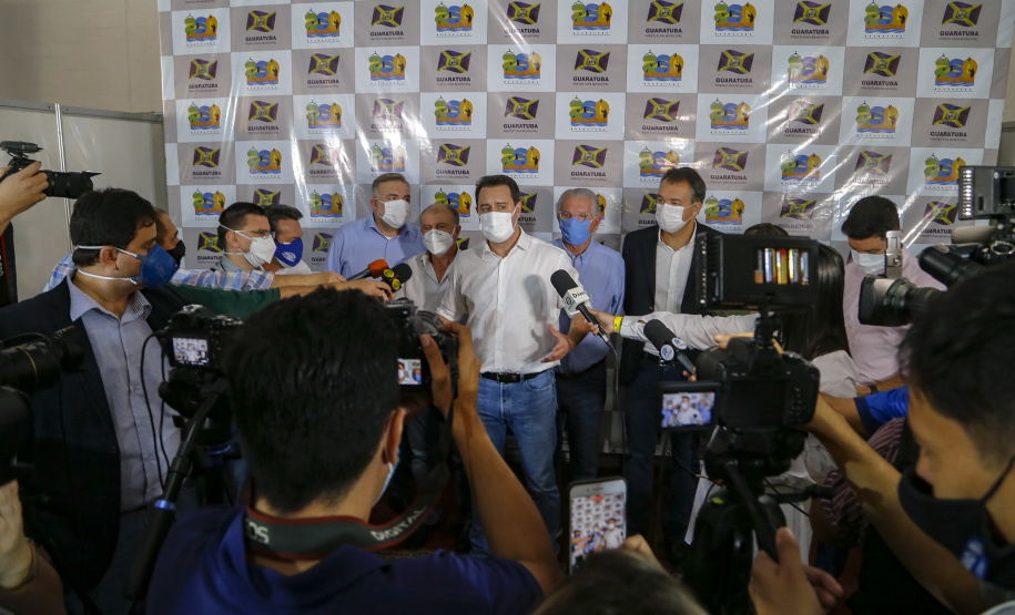 Governador Carlos Massa Ratinho Junior participa da comemorações de 250 anos de aniversário da cidade de Guaratuba
Foto Gilson Abreu/AEN