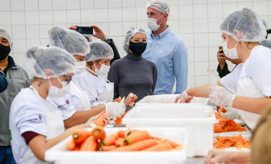 Governo comemora um ano do Banco de Alimentos da Ceasa Paraná - Foto: Valdelino Pontes