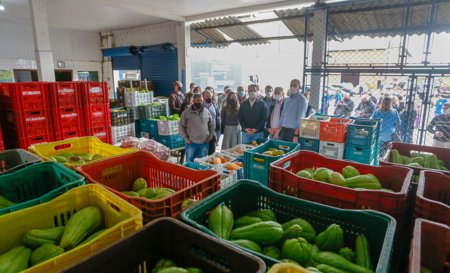 Governo comemora um ano do Banco de Alimentos da Ceasa Paraná - Foto: Valdelino Pontes