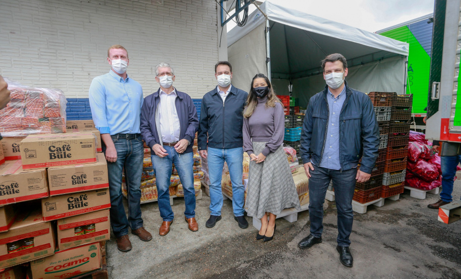 Governo comemora um ano do Banco de Alimentos da Ceasa Paraná - Foto: Valdelino Pontes