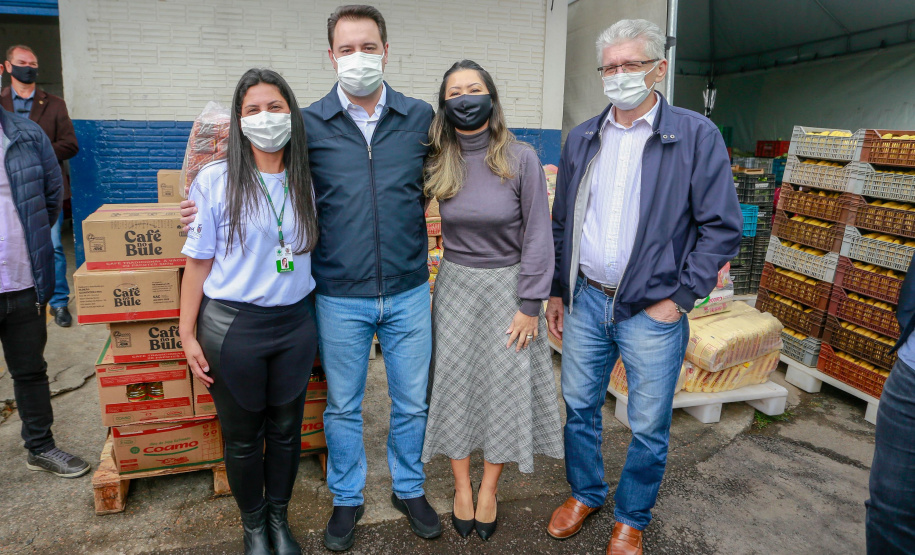 Governo comemora um ano do Banco de Alimentos da Ceasa Paraná - Foto: Valdelino Pontes